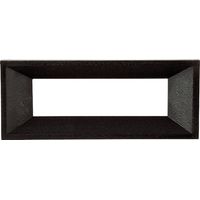 Strapubox AR 4 A Frontrahmen Schwarz Passend für (Display): LC-Display 4-stellig Kunststoff