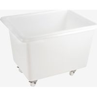 Bac grand volume 310 L - 4 roues pivotantes dont 2 avec freins - blanc - Gilac