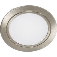 L&S Luminaria Empotrable Chip Blanco Cálido 12V 4W EL.-D.58mm Color Marco Acero Inoxidable - 2000009