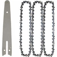 Guide de Chaîne Tronçonneuse 6 Pouces Lame Portable Mini Scie Électrique Élagage Jardin Bûcheronnage Accessoire