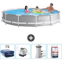 Intex Piscina Prism Frame Rotonda - 366x76 cm - 7-pezzi SCB54