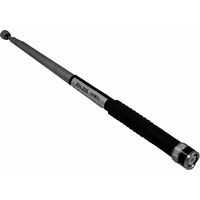 vhbw Antenne kompatibel mit Yaesu Funkgerät Ausziehbar, 23 cm - 138 cm, BNC Stecker Schwarz