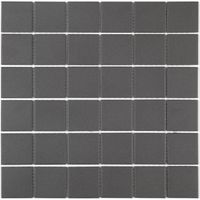 Carrelage mosaïque TECNIQ Noir 30x30 cm – Grès cérame pleine masse – Finition mate antidérapante pour murs et sols