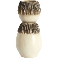 Light & Living AVERA Vase Keramik in Creme-Braun – Ø26x55 cm