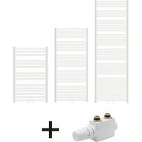 Badheizkörper Handtuchheizkörper Mittelanschluss Weiss Heizkörper Handtuchwärmer 500x1200 mm Nein
