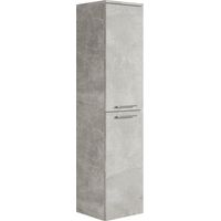 Columna de baño Saturnus 35 x 35 x 130 cm - Gris hormigón - Mueb