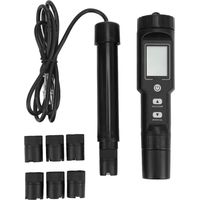 pH-Meter 5-in-1 Salzgehalt TDS EC Temperatur, Pool pH-Testgerät IP67 wasserdicht, 0,01 Hochpräziser Wasserqualitätsmesser Elektronisches Pool-pH-Meter mit ATC-Funktion