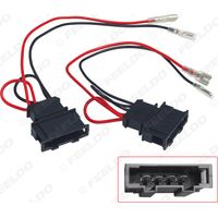 Compatible avec les câbles d'enceintes dédiés, les connecteurs de modification d'enceintes et les câbles de queue des Volkswagen Passat/Golf/Polo.