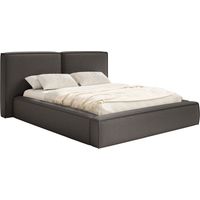 Selsey Tilves – Polsterbett 140x200 mit Bettkasten, Lattenrost, Chenille, graphitgrau