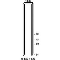 Agrafes Q6774 - 64mm Galva - Boite de 10000 - ARCA - ARAQ677464G