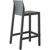 Tabouret de bar en plastique coloré indoor / outdoor 75 cm - Kate