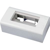 Scatola + supporto (metallo) + cornice 90x45 (set da 2M) ALANTEC