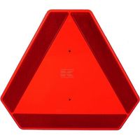 Se帽al de advertencia triangular de pl谩stico rojo VIGNAL 2880000000