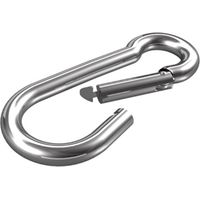 dörner + helmer 4915084 mosquetón acero inoxidable 80 mm