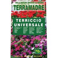 TERRICCIO UNIVERSALE TERRAMADRE TERRIFLORA - LT 70 UNI EN (42) - 1 pezzo