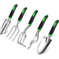 Garden Tools Set, Outdoor Gardening Hand Tool Kit With Trowel Shovel Rake Cultivator Weeder Fork,gardening Craft Tools For Indoor Outdoor Lawn Yard, G