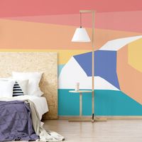 Papier peint panoramique Falaise d'aval, Orange 450 x 250cm