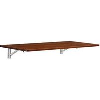 TABLE murale pliable en MDF couleur Walnut 114.00 x 56.00 x 18.50 cm