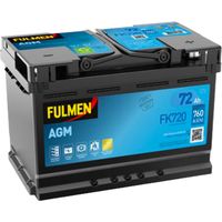 Fulmen - Batterie voiture Fulmen Start-Stop AGM FK720 12V 72Ah 760A