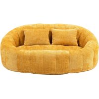 Bean Bag Sofa Lazy Sofa Durable Comfort Lounger High Back Bean Bag Chair Couch für Erwachsene und Kinder, Indoor & Outdoor, Accent Floor Soft Lounge Chair (Yellow Chenille)