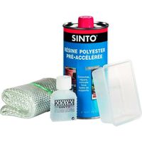 Sintofer Kit 500 Mastic Polyester Bi-composant Pour Réparation Métal Et Carrosserie - Sintofer