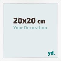 yd. - Cadre photo 20x20 - Blanc Mat - MDF - Bologna