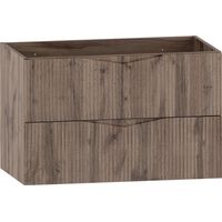 Waschtischunterschrank 80cm Tao mit 2 Schubladen, Holzoptik