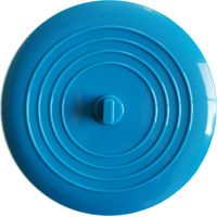 Bouchons pour Baignoire Silicone Bouchon d'évier Bouchon evier de cuisine 15,3 CM de diamètre pour Les Cuisines, Salles de Bains et Blanchisseries Bouchon de Vidange Universels Bouchon (1 pcs, Blue)