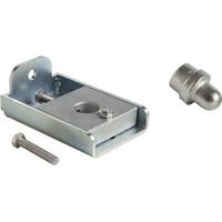 Plaque de base + support réglable pour pivot de porte inférieur 35x35mm 1 quantitée de dispo LOCINOX