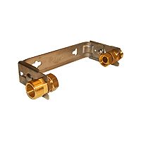 WZ-Anschlussbuegel (7671.21) 1"x5/4" Niro m.Verschrbg.o.Ventile