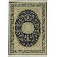 Tapis persan Sudabah - 150x100cm, Rectangular - 100% Acrylique - Tissé - Noir