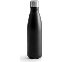 Sagaform To Go Thermosflasche aus schwarzem Edelstahl, 0,5 l