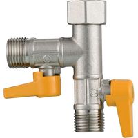 Dreiwegeventil, T-Stück, 1/2"-Handbrause und Kopfbrausearm, Dreiwegeumsteller, Messingadapter, Absperrventil
