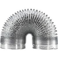 Tuyau ventilation en aluminium de 150 mm pour hotte aspirante, ventilateur tubulair(5 mètres de longueur)
