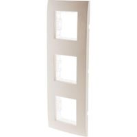 Plaque de finition triple Simplea - blanc - Zenitech