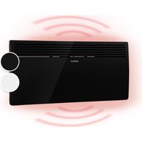 Klarstein – Radiateur électrique 2000W – Panneau rayonnant incurvé – Thermostat électronique – Détection fenêtre ouverte – Silencieux < 35 dB