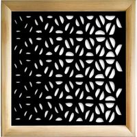 COFFEE - Modules décoratifs en bois et PVC - Couleur : noir - Dimension : 73x73 cm