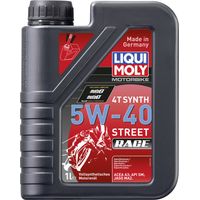 Liqui Moly 4-Takt Motoröl 4T Synth 5W-40 Street Race 1 L Vollsynthetisches Öl