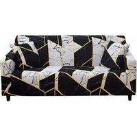 Housse Canape 2 Places avec Accoudoirs Housse de Canapé Extensible Housse de Fauteuil Couvre Canapé Elastique Housse pour Canape Protege de Meubles Universelle-LIAIKI
