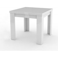 Tavolo Jesi A Libro Allungabile Design Moderno Larice Bianco