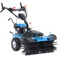 Güde Kehrmaschine GKM 100.1 inkl. Motorbesen, Schneeschieber und Auffangbehälter