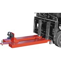 Bauer Rangierhilfe RH-RAK, Feuerrot, Rockinger RO 805 B mit Bolzen Ø 25 mm und Kupplungskugel