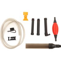 Aerateur manuel Aquarium Red Air Bag Gravel Cleaner + Sac rouge Changement d'eau Dégrasseur pour sable de fond Fish Tank outils nettoyage