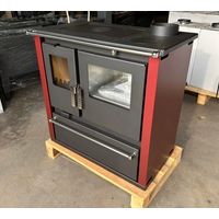 EEK A+ Premium-Holzherd, Beistellherd CS PLUS INOX BORDO rechts - 7.7 KW