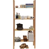 Lattenregal 170 x 80 x 28,5 cm 4 Holzböden 200 kg Lattenregal