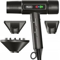 Wahl Vanquish - Asciugacapelli professionale -- Con ugelli magnetici e diffusore - Nero