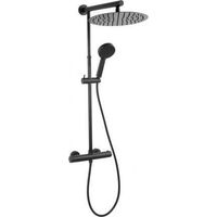 Ferro TRÉVI BLACK set doccia nero opaco 30 cm