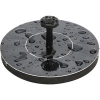 Fuente solar para piscina, bomba de agua flotante, paneles solares, plantas de jardín, paisajismo de patio.