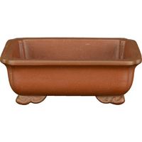 Vaso per bonsai rettangolare in gres 12,5x9,5x3,5 cm - SM123