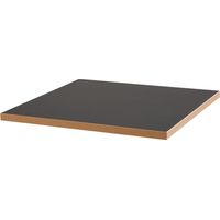 Plateau de table carré noir 60cm